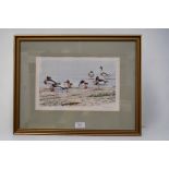 Robert Gillmor (1936-2022): A framed signed limited edition print of shelducks