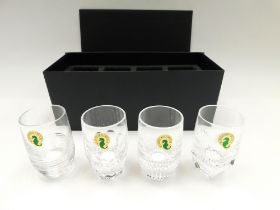 A boxed unused Mixology set of 4 Waterford Crystal glasses.