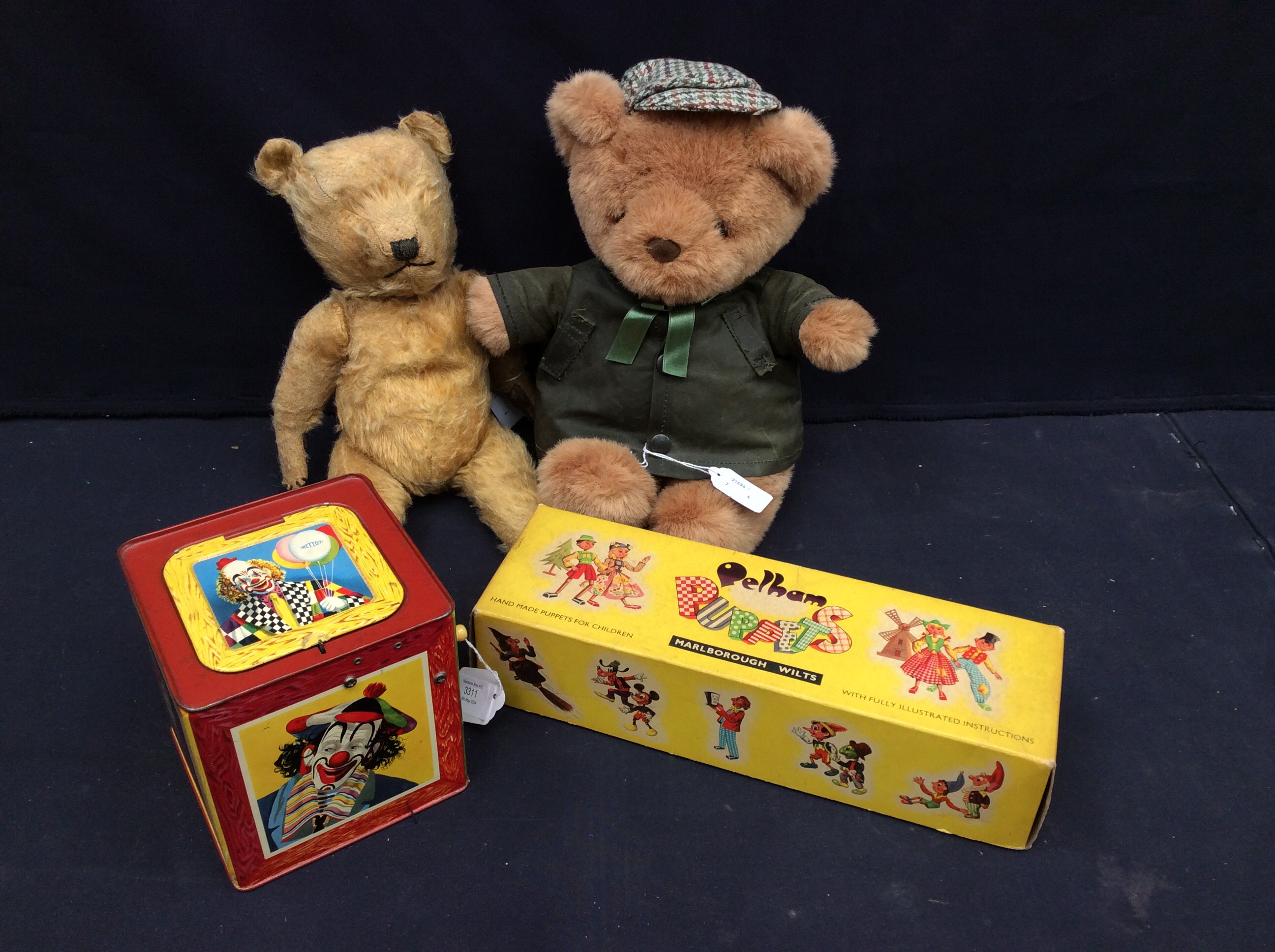 Two Bears, Pelham Puppet & Jack in Box.