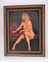 'Come, Sit Yourself Down Here' by Roy Tidmarsh, oil painting, new to the market, size including