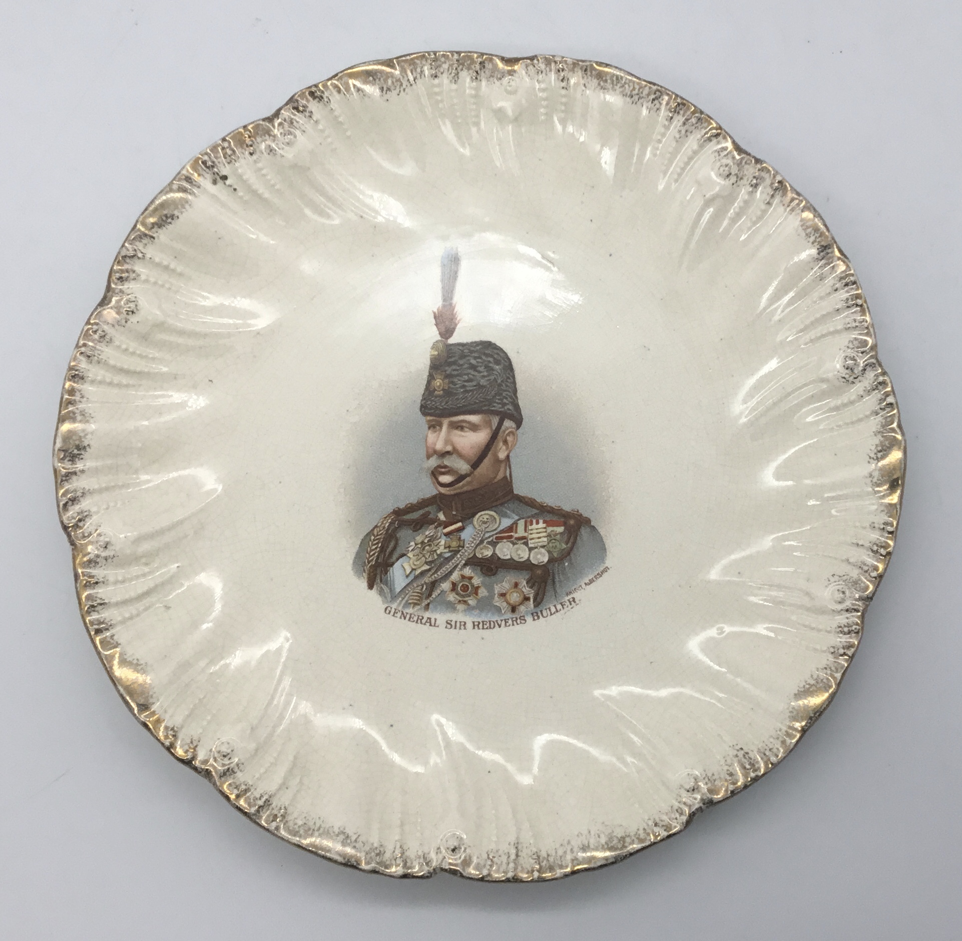 A Boer War era commemorative plate, depicting a coloured printed images of General Sir Redvers - Image 2 of 7
