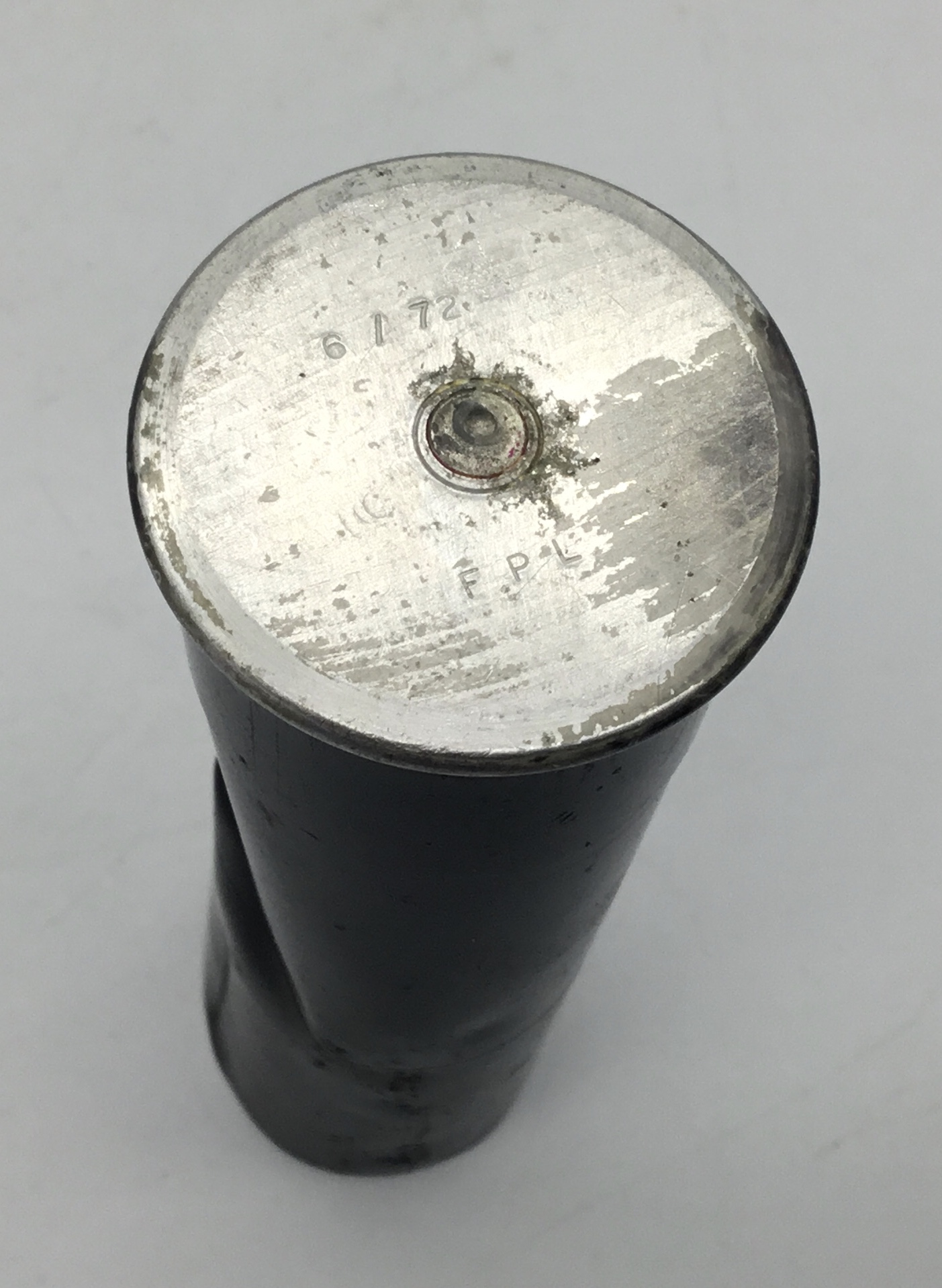 A 1972 dated ‘Northern Ireland troubles era’ rubber bullet casing - a fired example minus its - Image 5 of 5