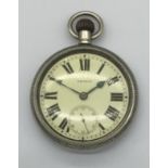 A WW2 era Aristo Admiralty pocket watch (possibly for submarine use), with 15 jewel Swiss