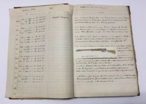 A scarce, late 19th century / pre Boer War Royal Navy Midshipman’s log, completed by Heinrich
