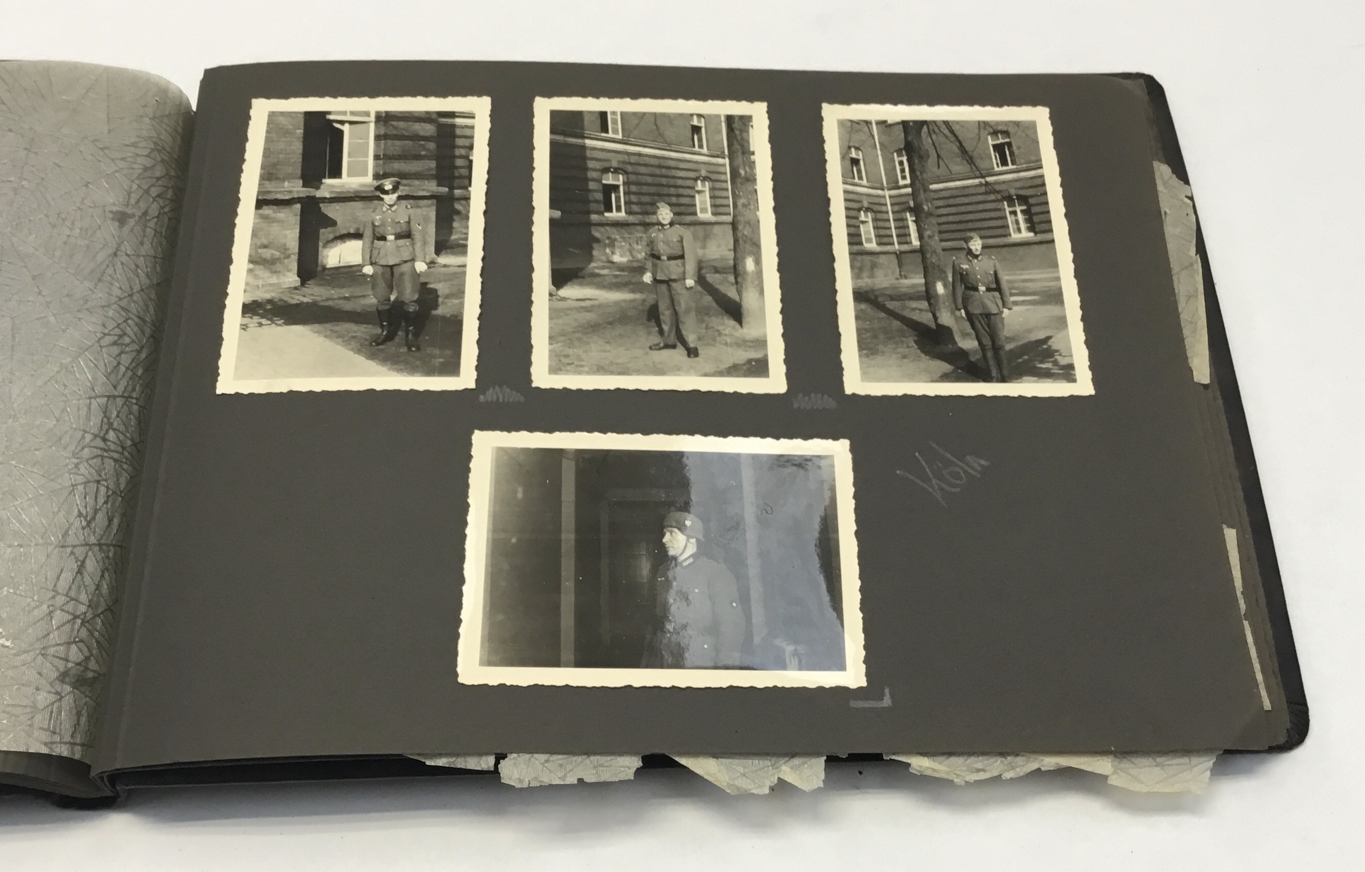 An interesting, and likely quite scarce, WW2 German propaganda photograph album, taken in occupied - Image 11 of 11