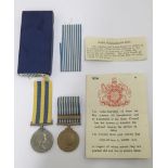 A Korea Medal, and United Nations Korea Medal awarded to Imjin River prisoner of war, and later