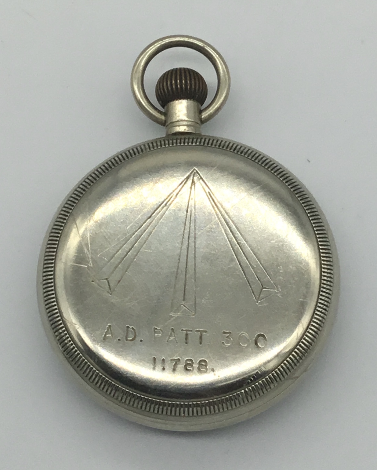 A WW2 era Aristo Admiralty pocket watch (possibly for submarine use), with 15 jewel Swiss - Image 4 of 5