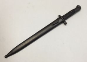 A Portuguese Mauser-Verguiro M1904 pattern bayonet with scabbard. Makers mark for the German