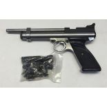 Crosman Mod 2240 Co2 air pistol with some spares. Good condition and fully working. No serial number