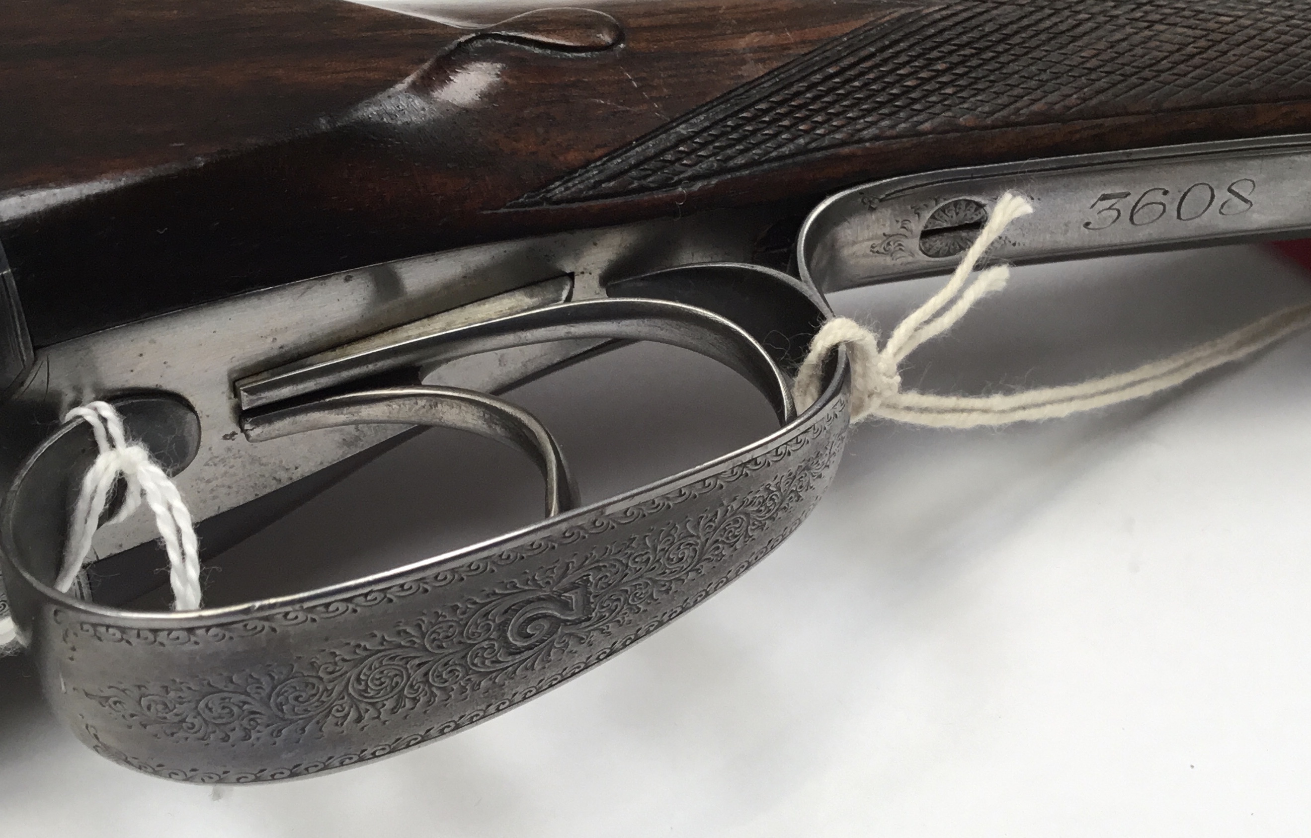 12 bore sbs hammerless ejector shotgun by William Evans, London No. 3608.  Sleeved 26" barrels - Image 3 of 5