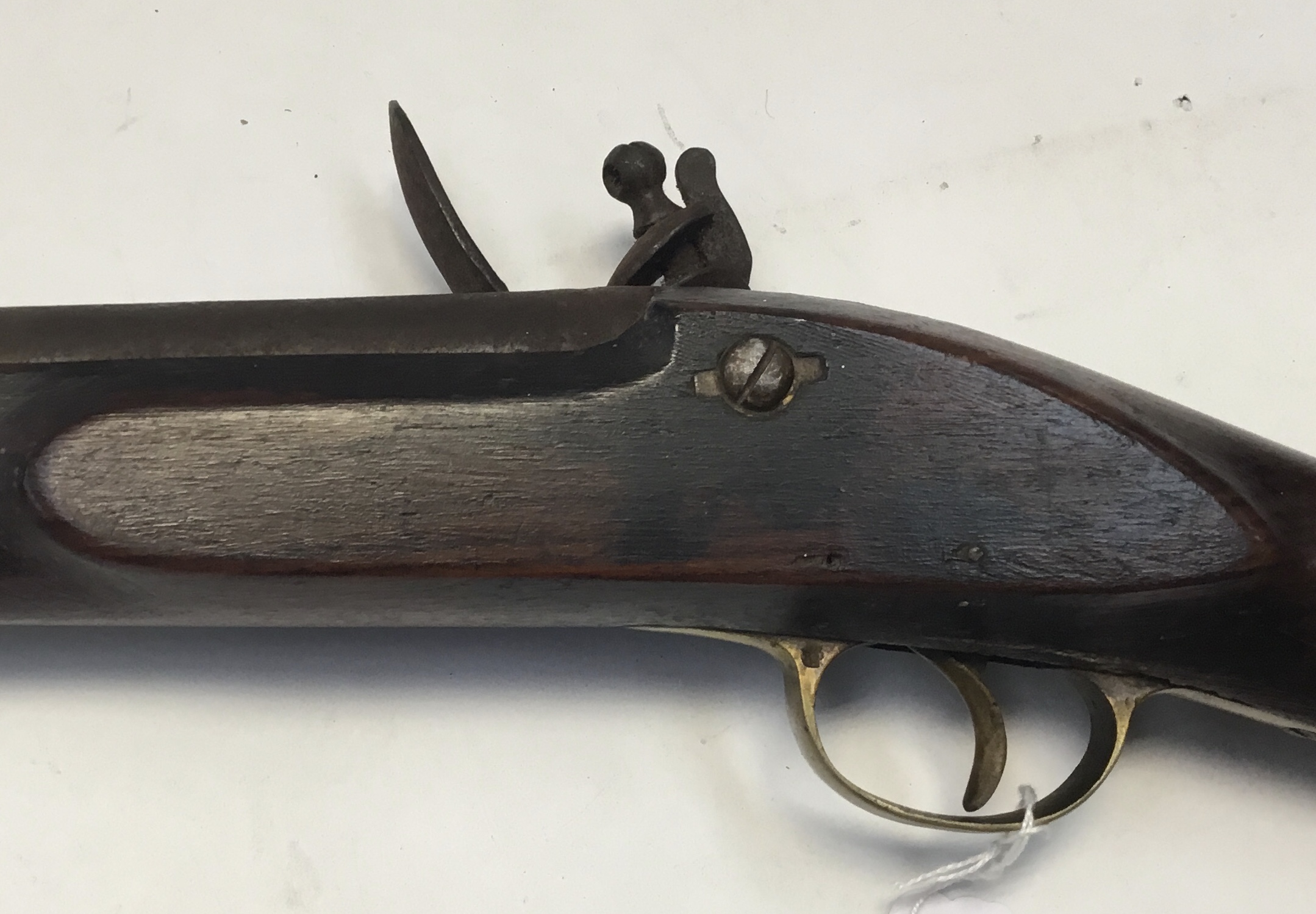 ‘India Pattern' Brown Bess fusil, Approx. 55" overall 39" barrel in .65" bore. This is a small - Image 5 of 5