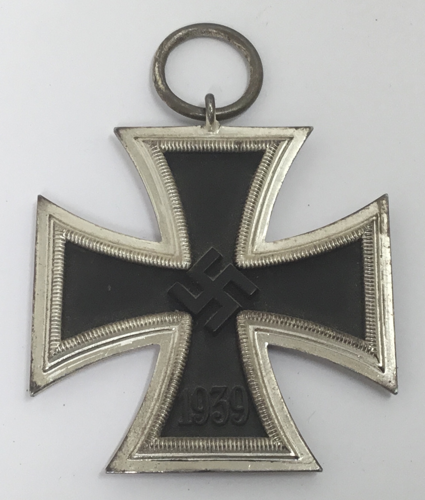 A WW2 Iron Cross 2nd class, complete with ribbon and the remains of an original paper envelope. An - Image 2 of 6