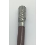 A pre WW2 ‘Great Escape’ interest swagger stick, once the property of Pilot Officer Marcel Zillessen
