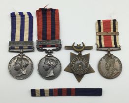 A good Victorian campaign / Special Constabulary medal group, awarded to 1120 Pte John Saxe of the