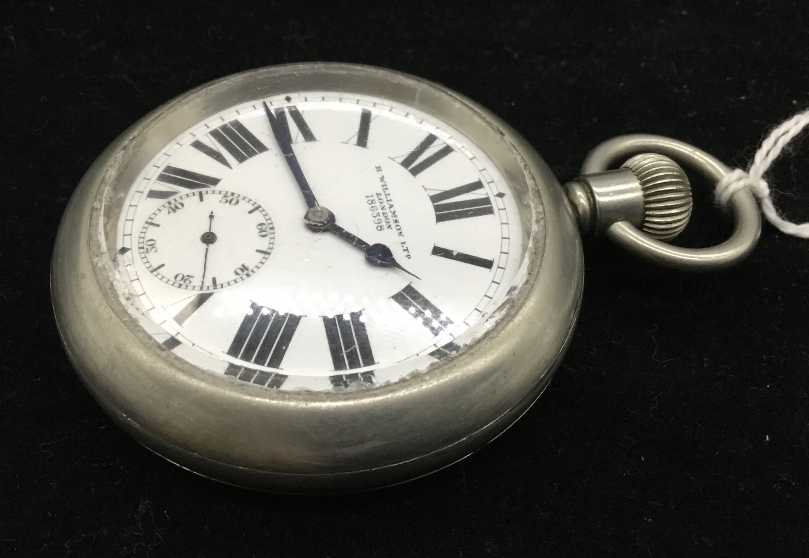 British military pocket watch by H.Williamson Limited. Marked “PW’ and a broad arrow to the back - Image 3 of 4