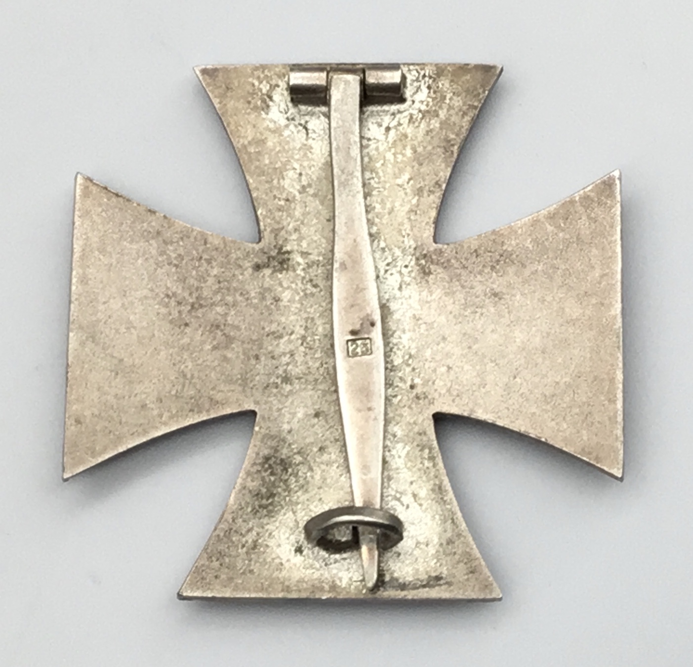 A WW2 era Vaulted Iron Cross 1st Class, by B.H.Meyer, Pforzheim. Usual 3 piece construction, with - Image 4 of 6