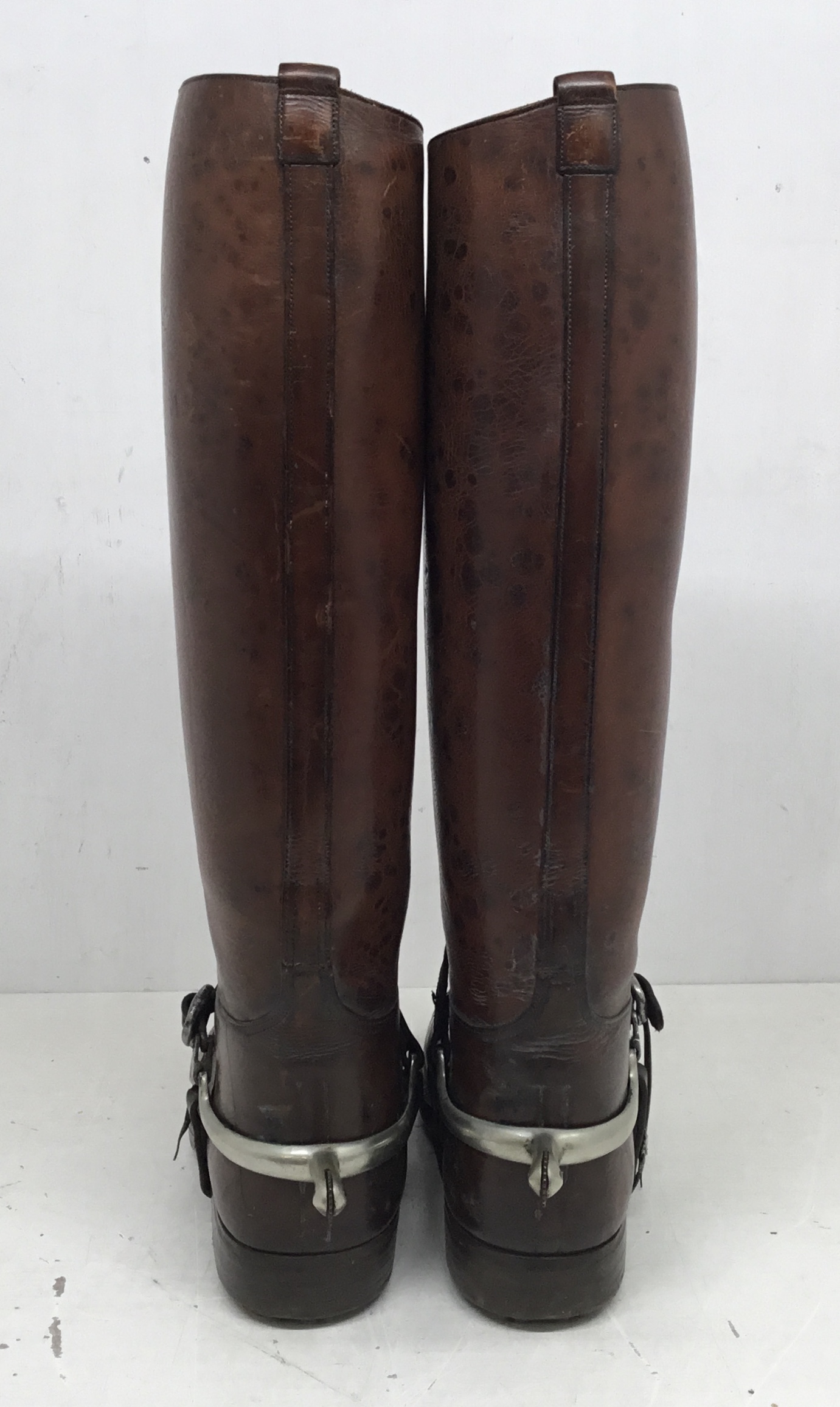 A fine quality pair of WW1 cavalry officers riding boots, by repute, once worn by the Canadian - Bild 8 aus 13