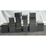 A quantity of vintage military used spacers, or ‘chocks’, used for securing heavy equipment for