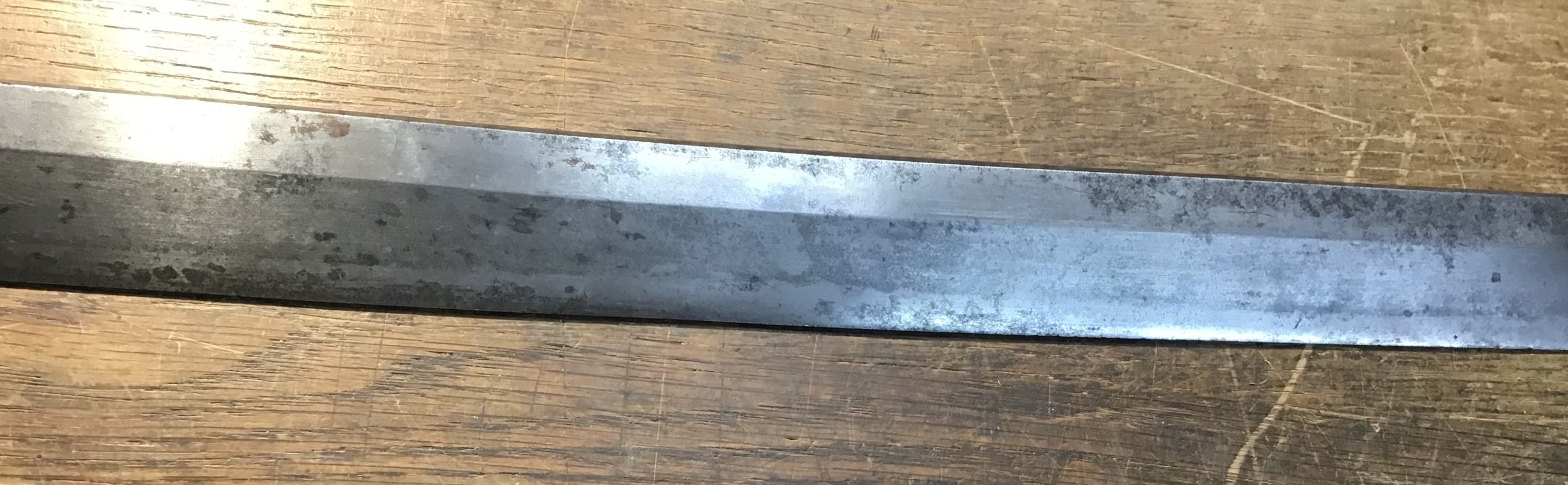 19th Century Japanese Katana Sword (blade could be older), Signature to tang, black lacquered - Image 7 of 21