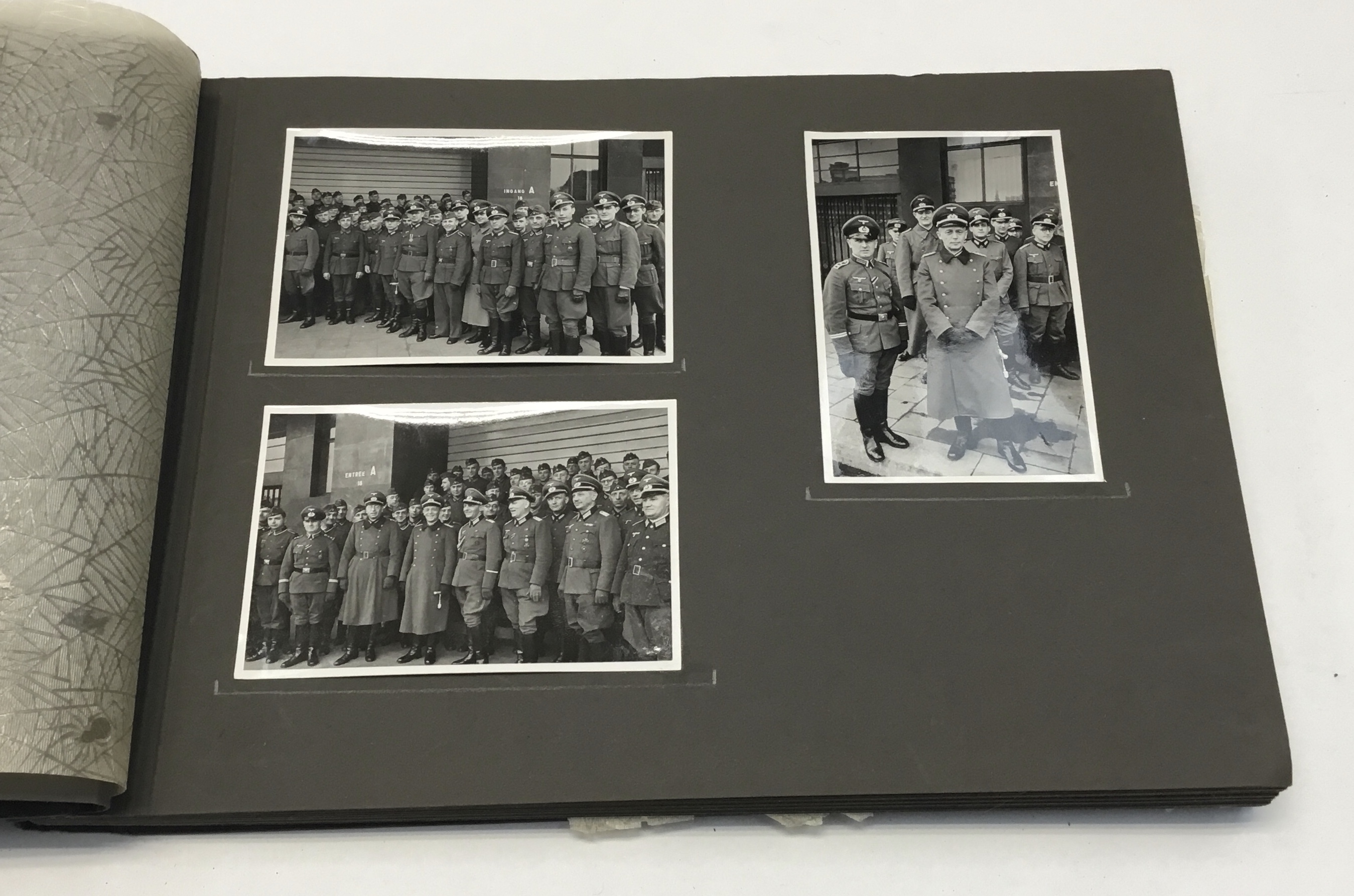 An interesting, and likely quite scarce, WW2 German propaganda photograph album, taken in occupied - Image 5 of 11
