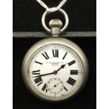 British military pocket watch by H.Williamson Limited. Marked “PW’ and a broad arrow to the back