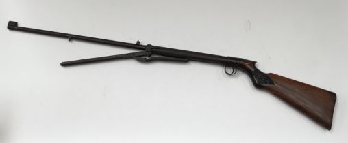 Vintage pre-WW1 under-lever BSA air rifle No. S41818 in .22".  A complete and fully-working