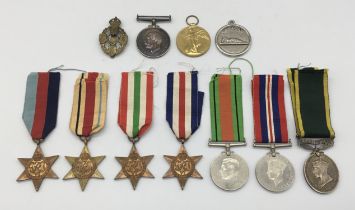 A WW1 medal pair, awarded to 2167 Pte Frederick William Gallavan of the 25th (County of London)