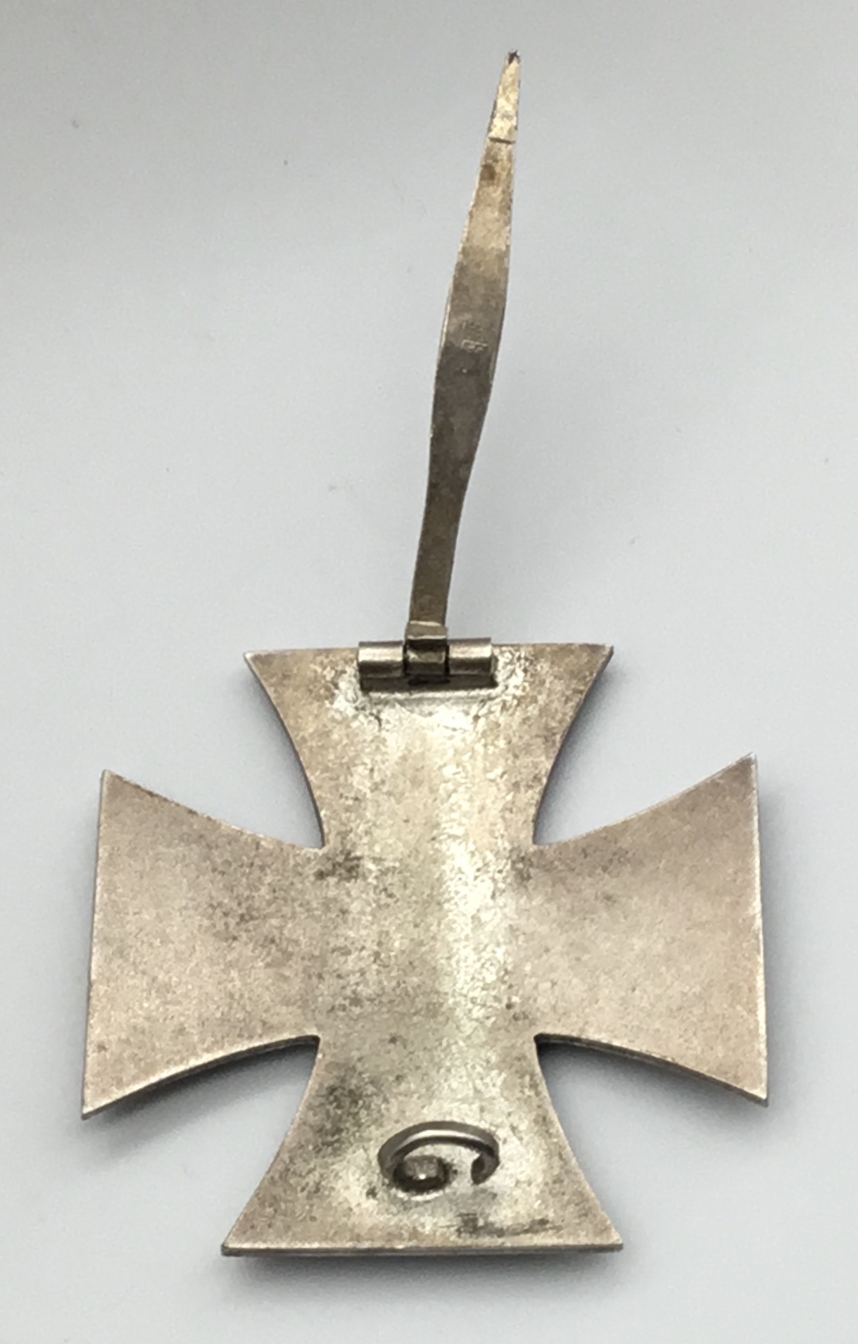 A WW2 era Vaulted Iron Cross 1st Class, by B.H.Meyer, Pforzheim. Usual 3 piece construction, with - Image 6 of 6