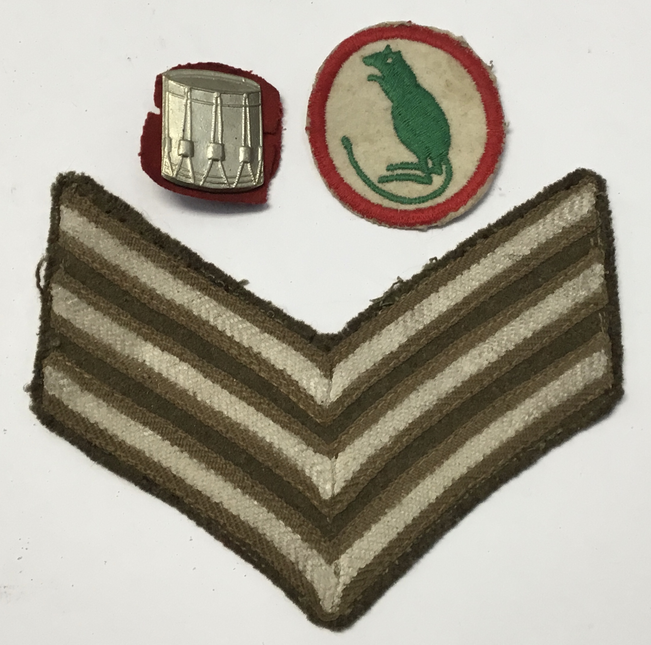 A selection of WW2 and post war badges and patches, plus other items related to Michael Fern of - Image 4 of 5