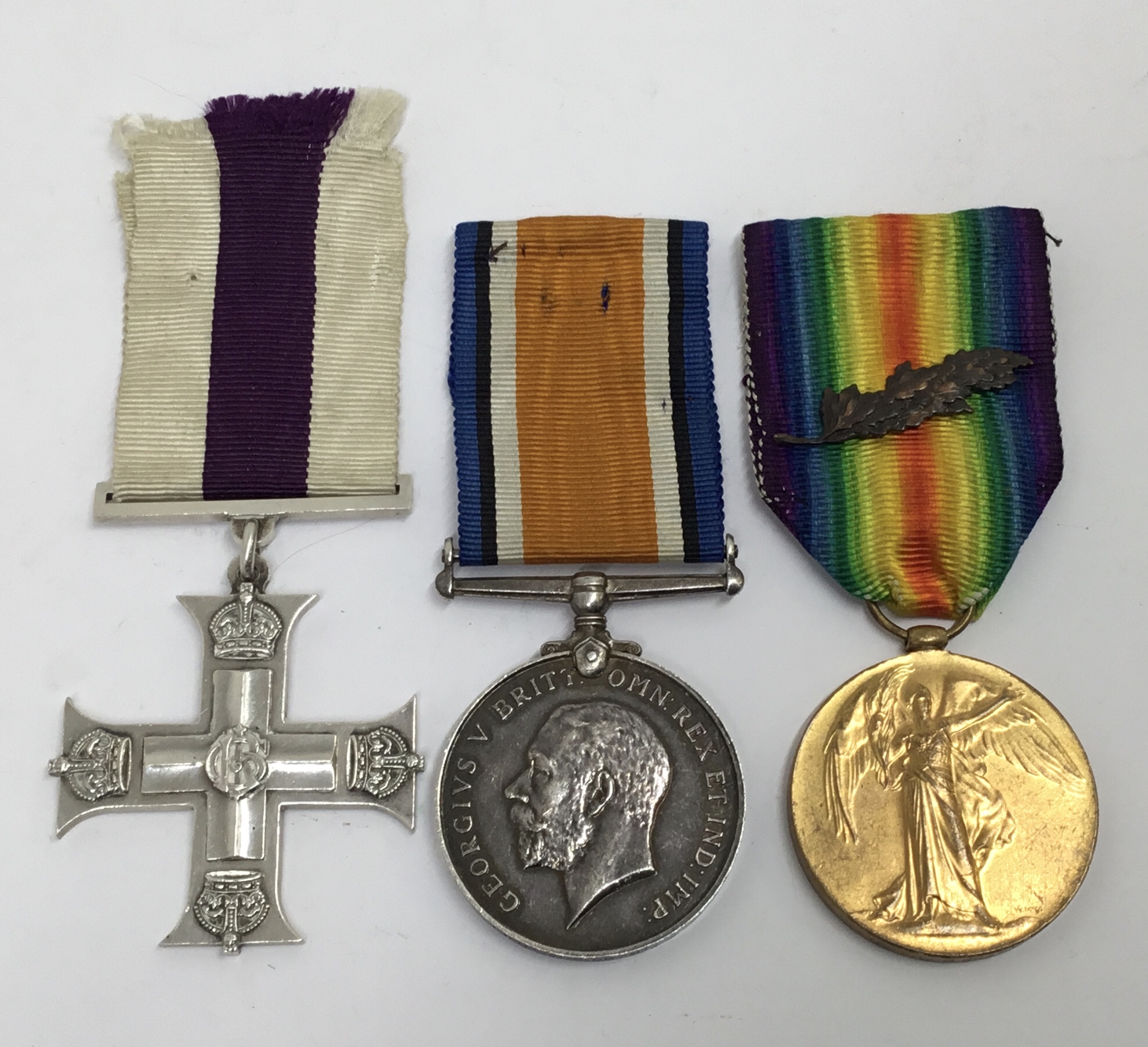 A WW1 Military Cross / Mentioned in Dispatches medal group, awarded to Lt W.G. Grant. To include: