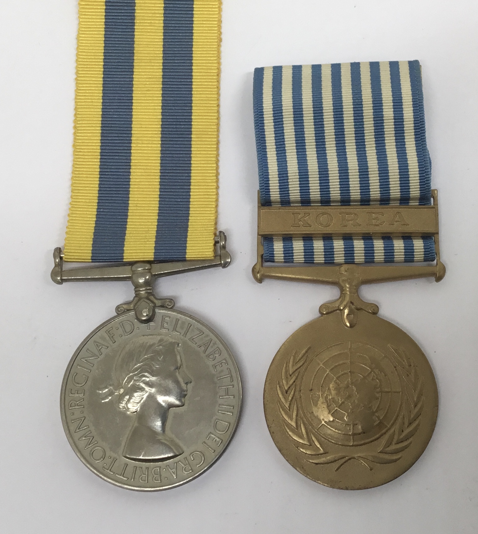 A Korea Medal, and United Nations Korea Medal awarded to Imjin River prisoner of war, and later - Image 2 of 4