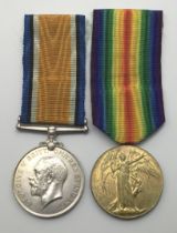 A WW1 medal pair, awarded to 31943 Pte David Souter Thom of the 18th (4th Glasgow) Battalion