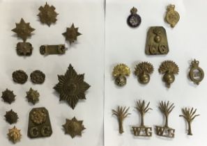 Collection of British Army Guards Uniform badges, includes First Life Guards, Grenadier Guards,