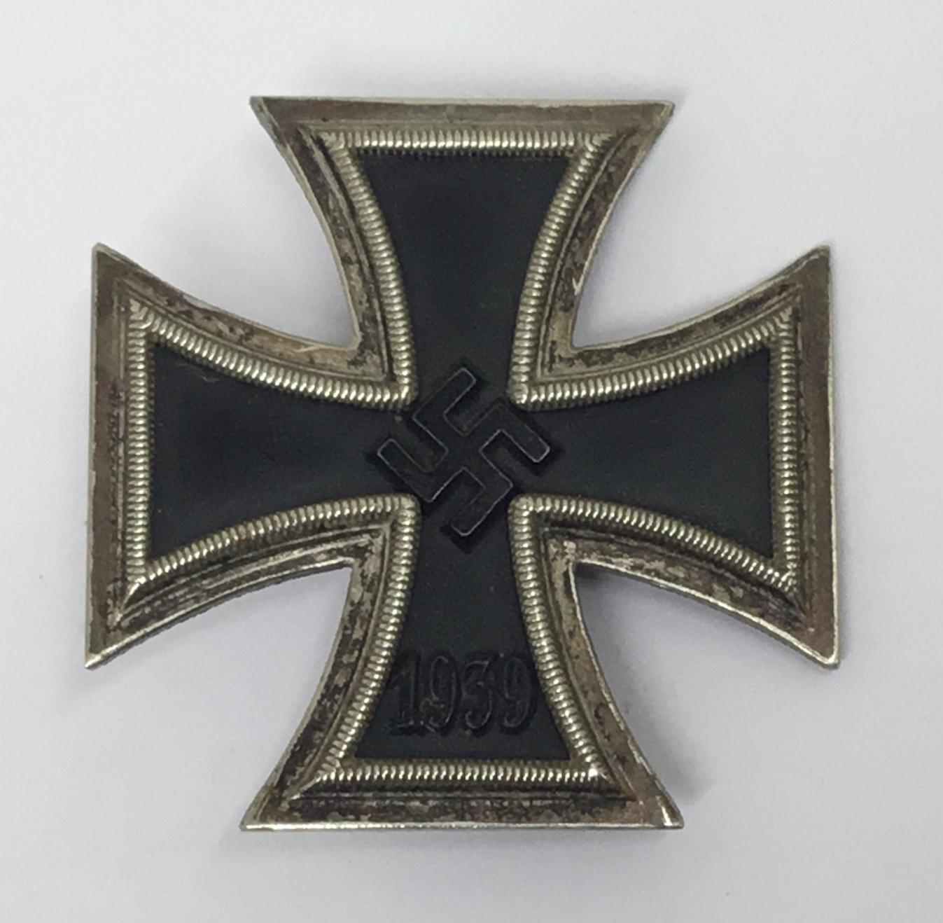 WW2 Iron Cross 1st class ‘EK1’ with case of issue, by Paul Meybauer. An unmarked example, but with - Image 4 of 7