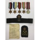 A WW2 Submariner’s Petty Officer’s medal group. To include: the Burma Star, Italy Star, Atlantic