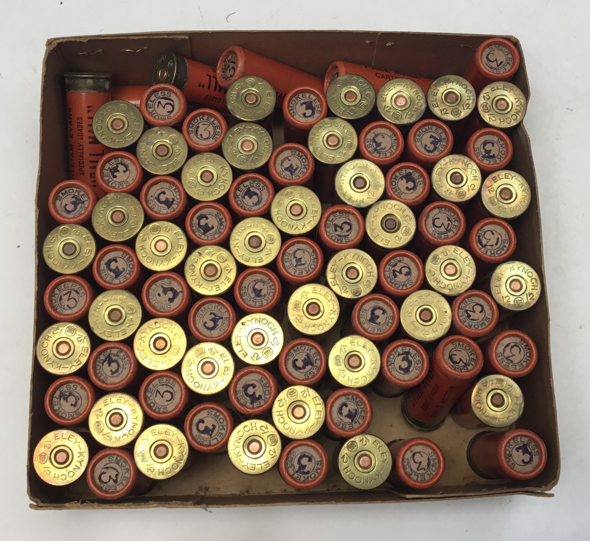 Collectors shotgun cartridges. 86xWilliam Evans (London) pre-war specially loaded “PALL MALL” - Image 2 of 3