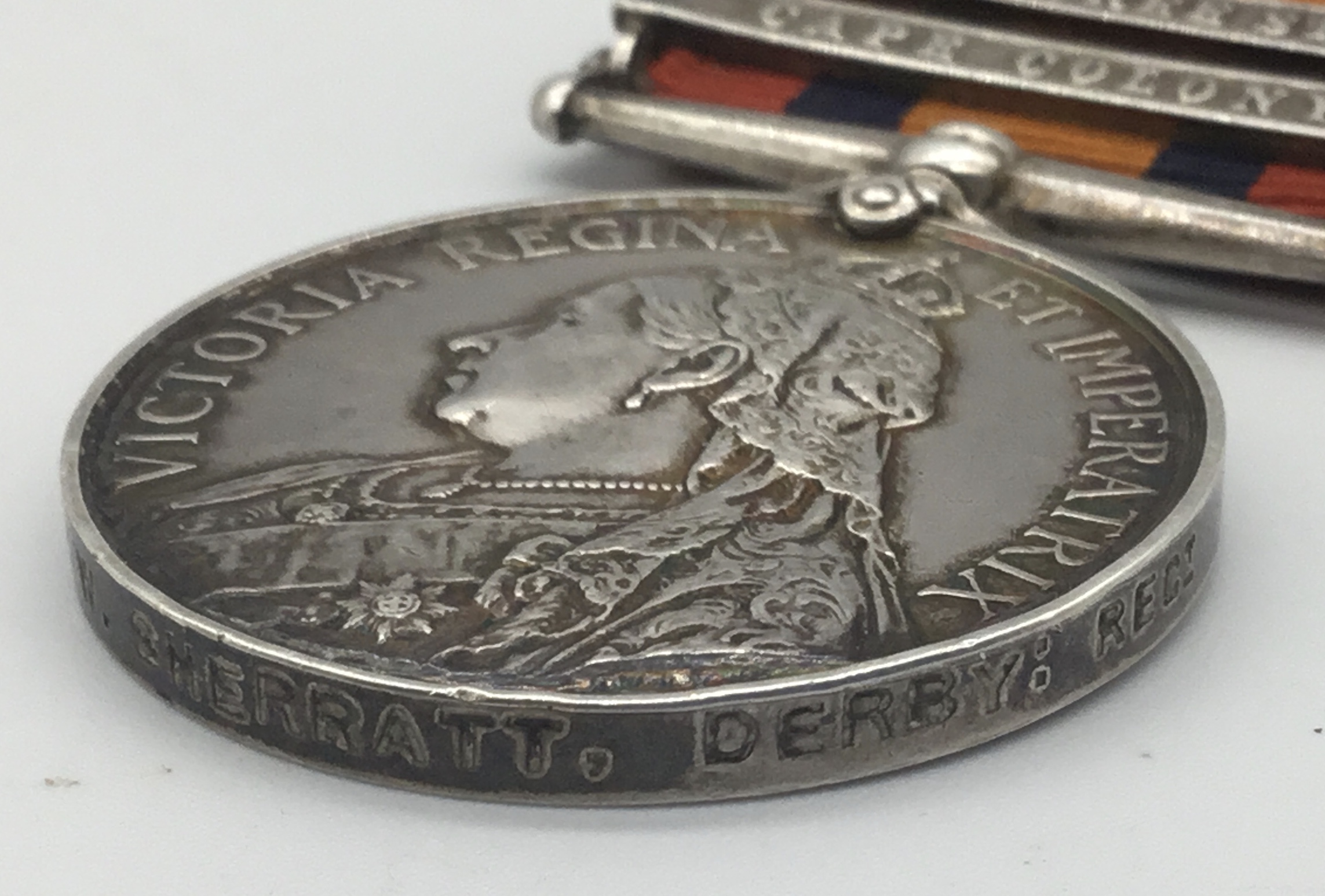 Queen’s South Africa Medal, with clasps for Orange Free State and Cape Colony. Awarded to 6063 Pte - Image 5 of 5