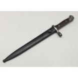 A Weyersberg Kirschbaum & Co, Solingen M1895 bayonet and scabbard, made for the Chilean armed
