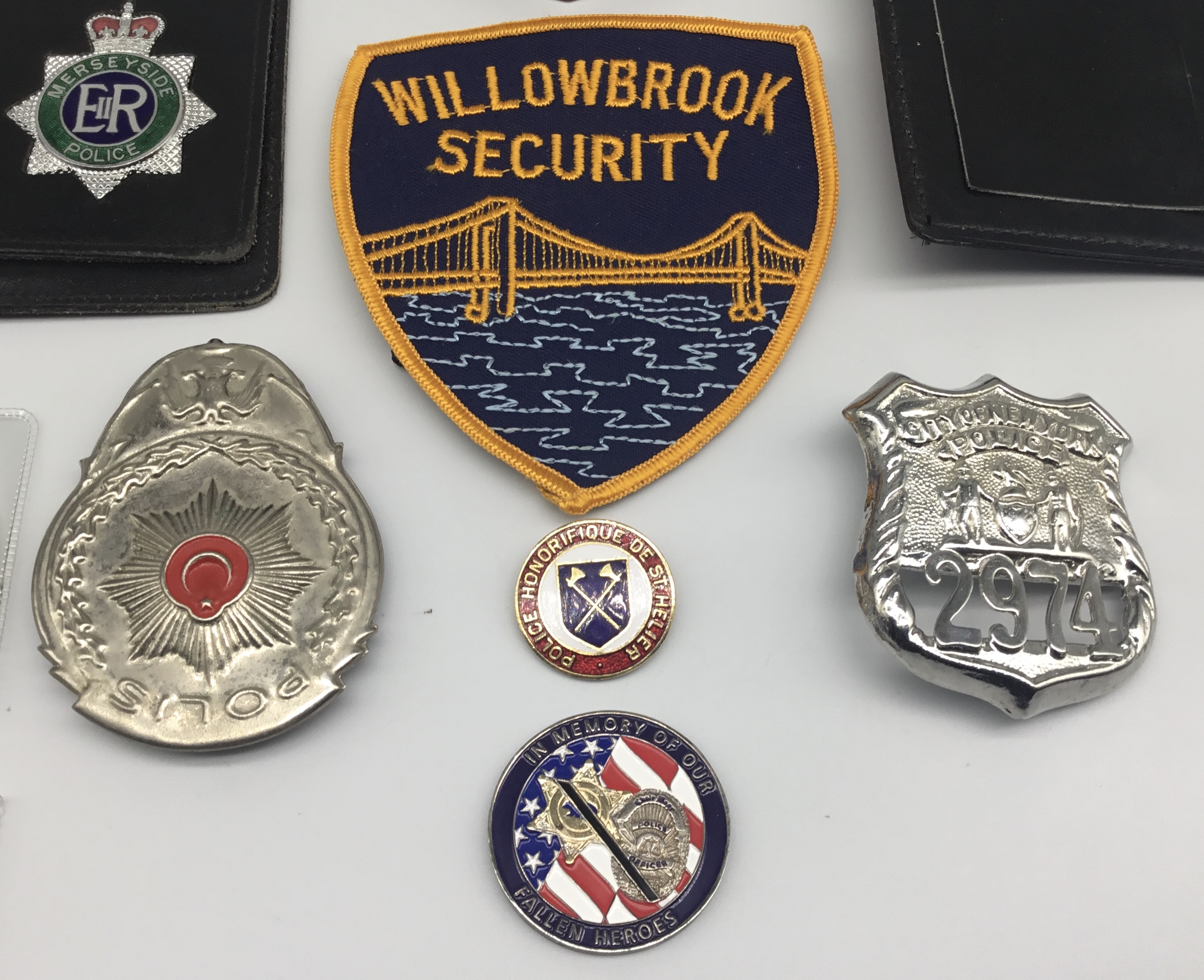 A selection of United States, British and other assorted countries police badges and medallions. - Image 2 of 7