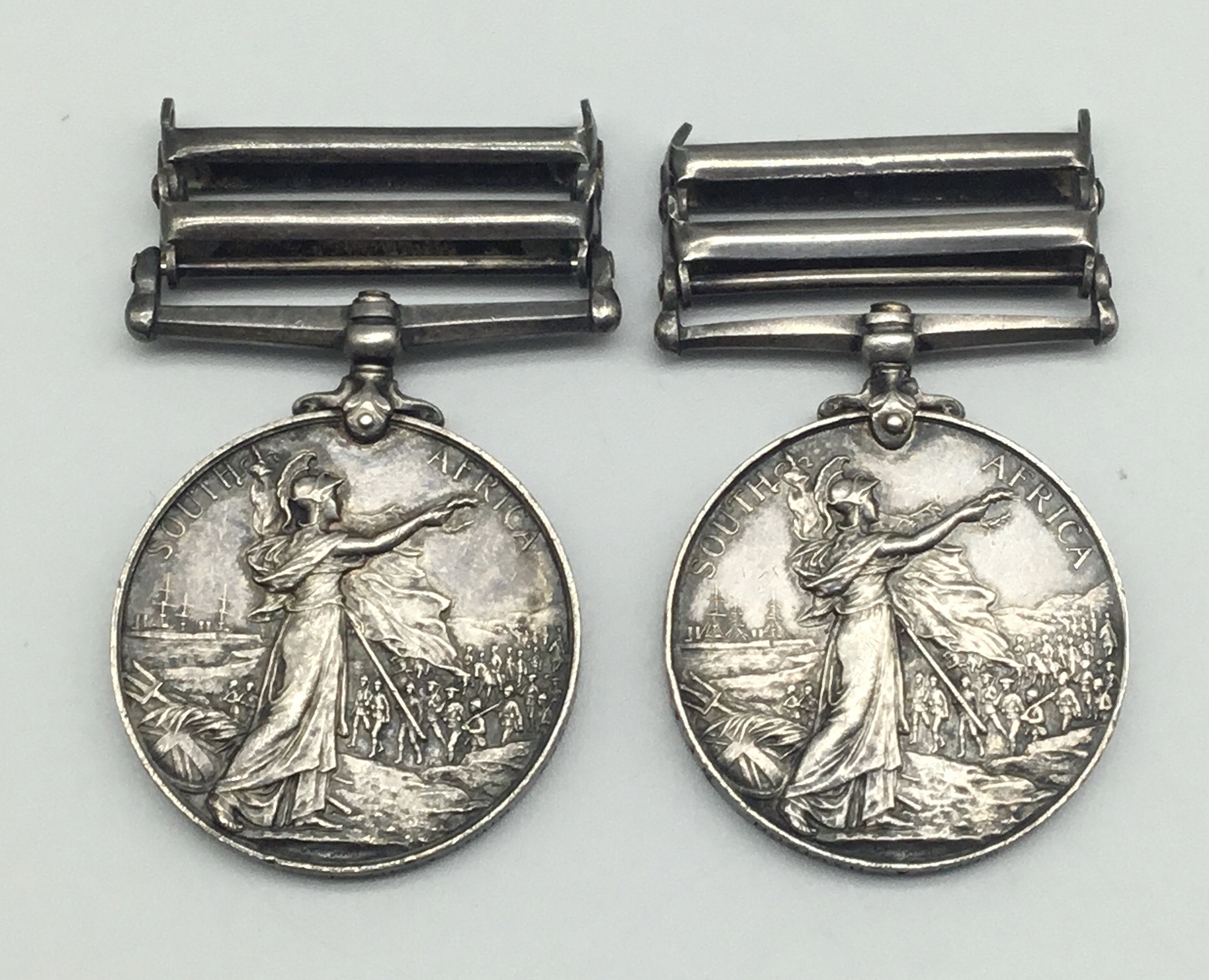 A Boer War medal pair, awarded to 59862 Gunner Arthur Davison of the 17th Battery,Royal Field - Image 2 of 4