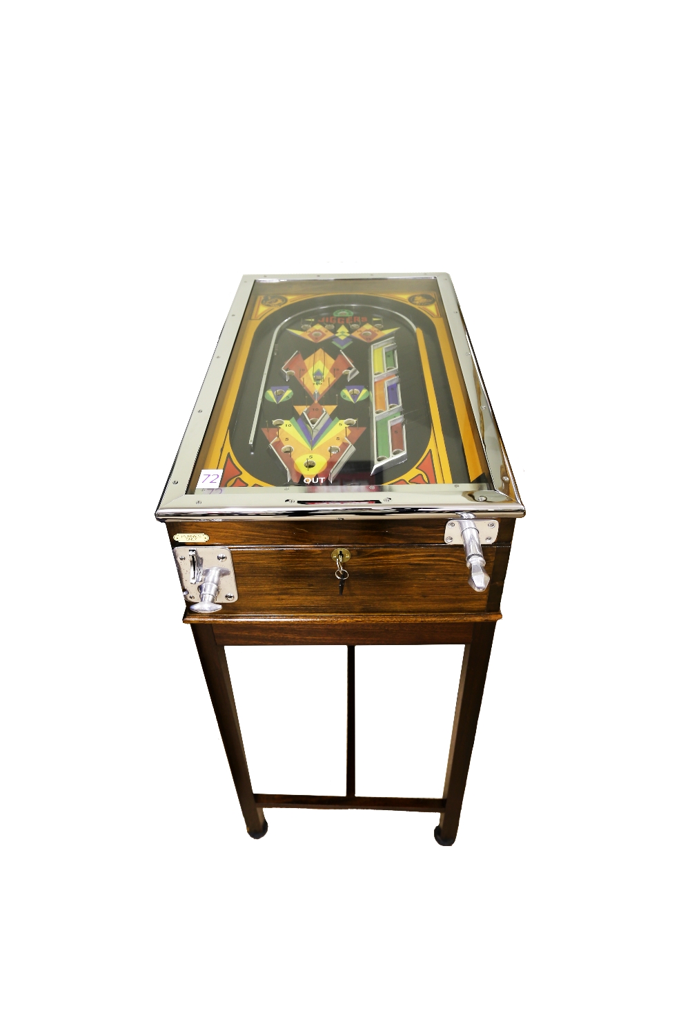 Genco Manufacturing Company Jiggers Pinball 1932. First released by Genco Manufacturing of Chicago