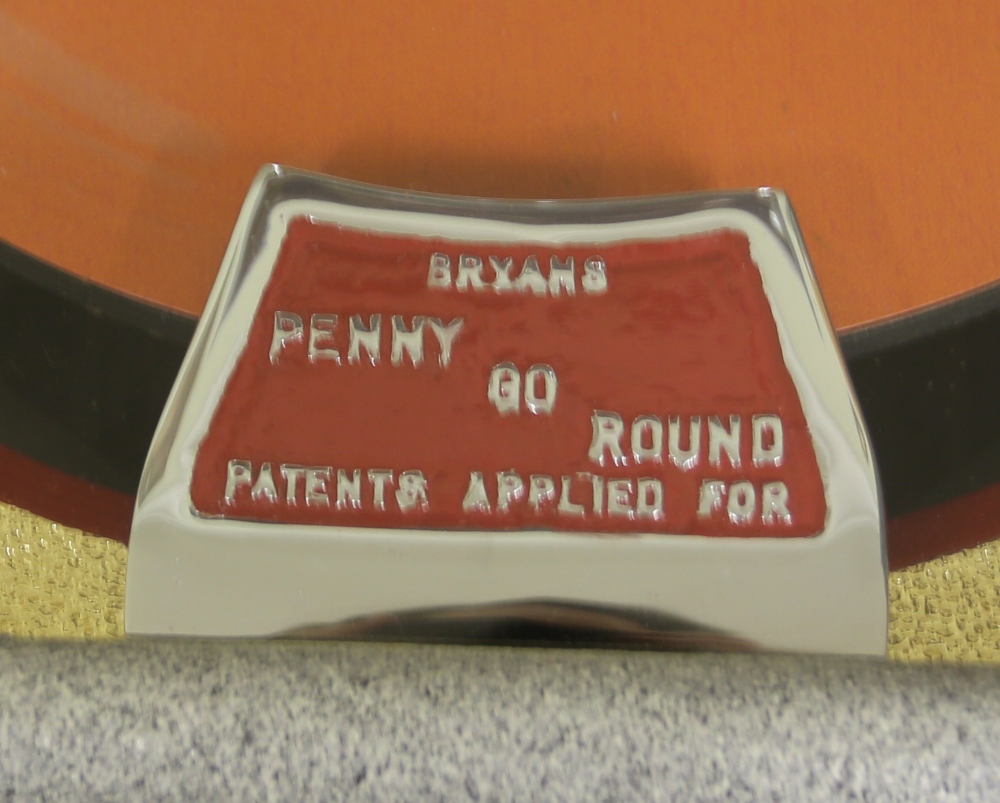 Bryans Works Penny Go Round 1968 Circular Coin Pusher Machine. The Penny-Go-Round is a rare and - Image 3 of 8