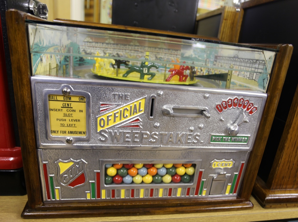 Rock-Ola Manufacturing Company Official Sweepstakes 1933 Trade Stimulator Machine. The Sweepstake is - Image 3 of 8