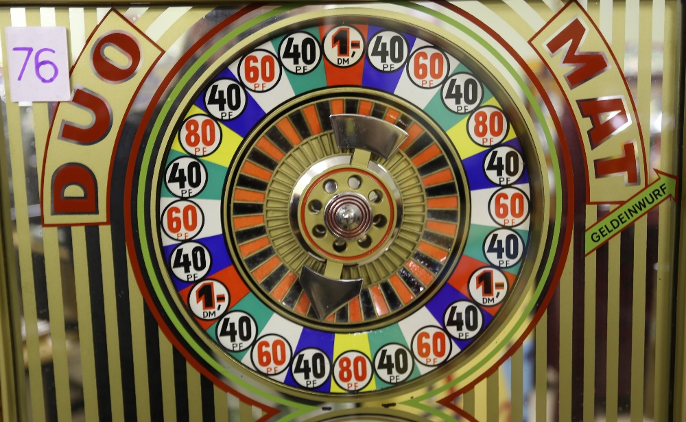Gunter Wulfe Duo-Mat 1956 Roulette Machine. This wall mounted Roulette was made in Berlin, West - Image 3 of 8