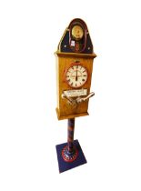 Exhibit Supply Company Striking Clock Strength Machine. Manufactured by the Exhibit Supply