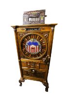 Mills Novelty Company Dewey 1898 Floor Roulette Machine. The oldest example of any machine within