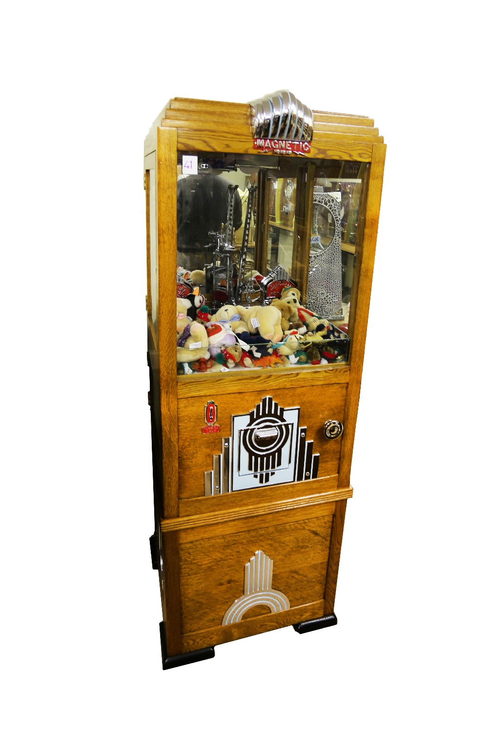 Imperial Crane 1935 Electric Floor Standing Grabber Machine. This example has no marks or names of