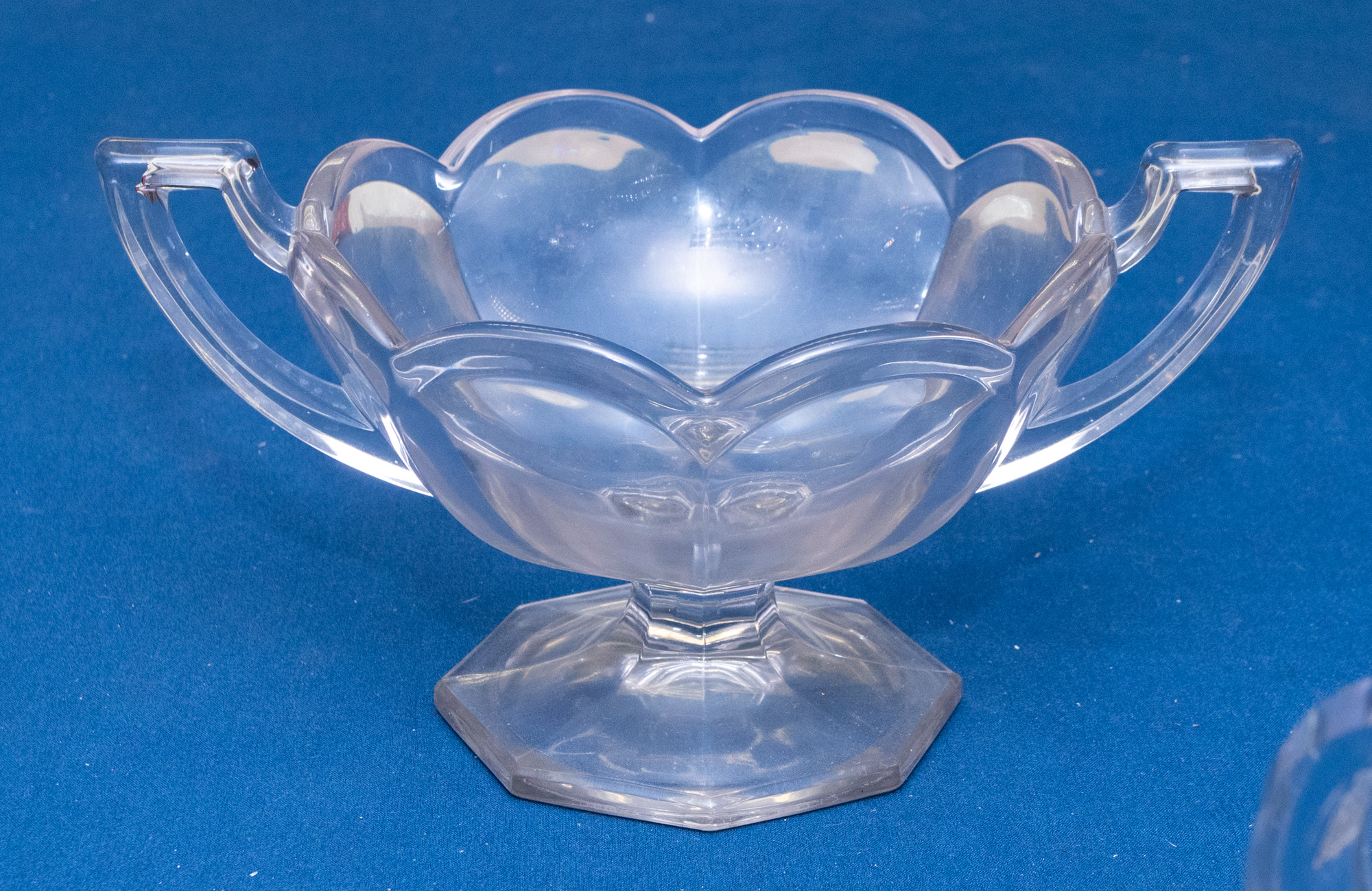 A collection of late 19th Century/early 20th Century moulded glass wares to include fruit bowls, - Image 3 of 3