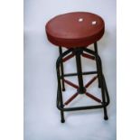 A BEP industrial swivel stool