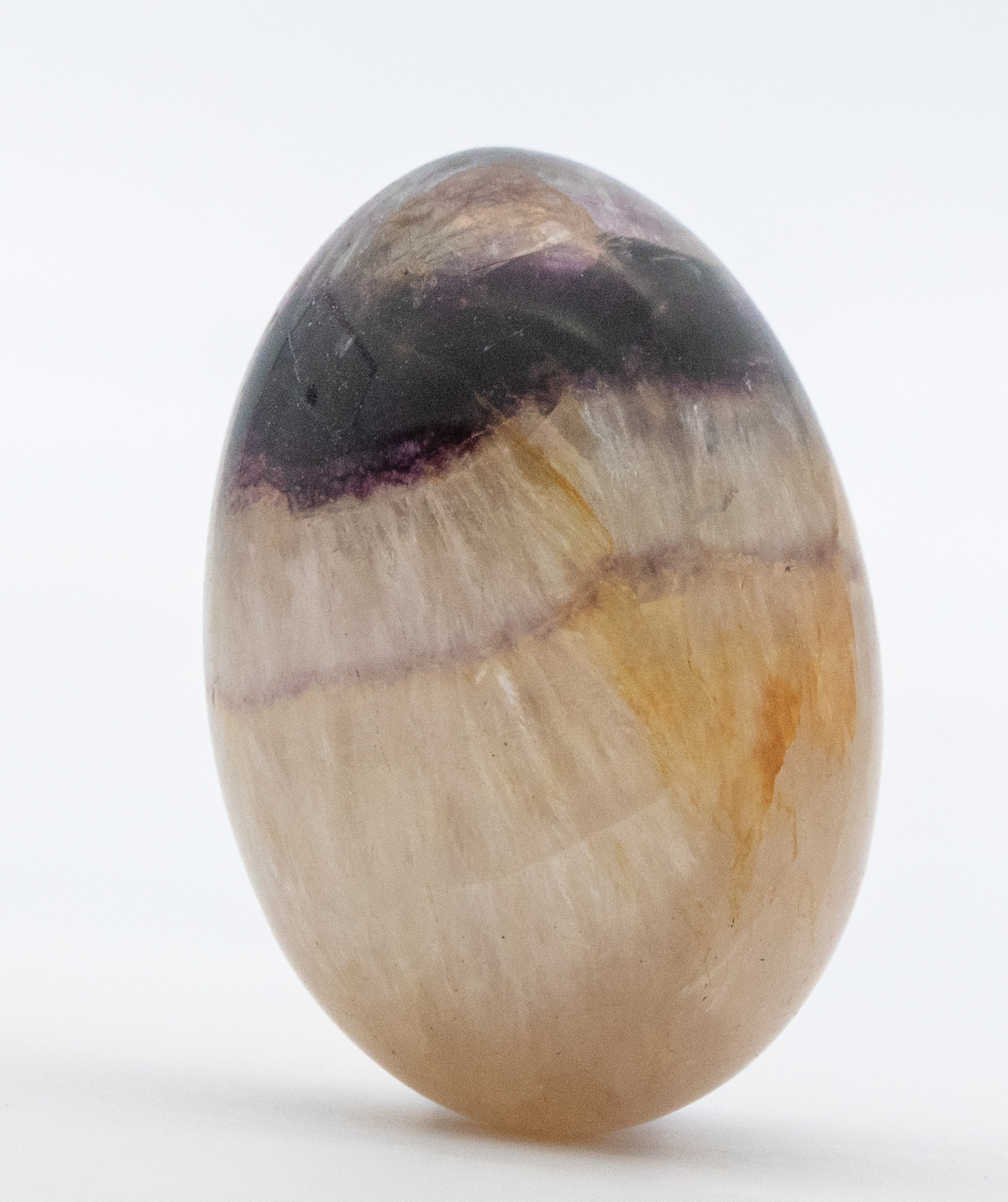 A Blue John egg approx 50mm,  Further details: good minor wear only - Image 2 of 2